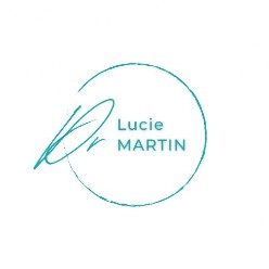 Logo vert/bleu Dr Lucie Martin